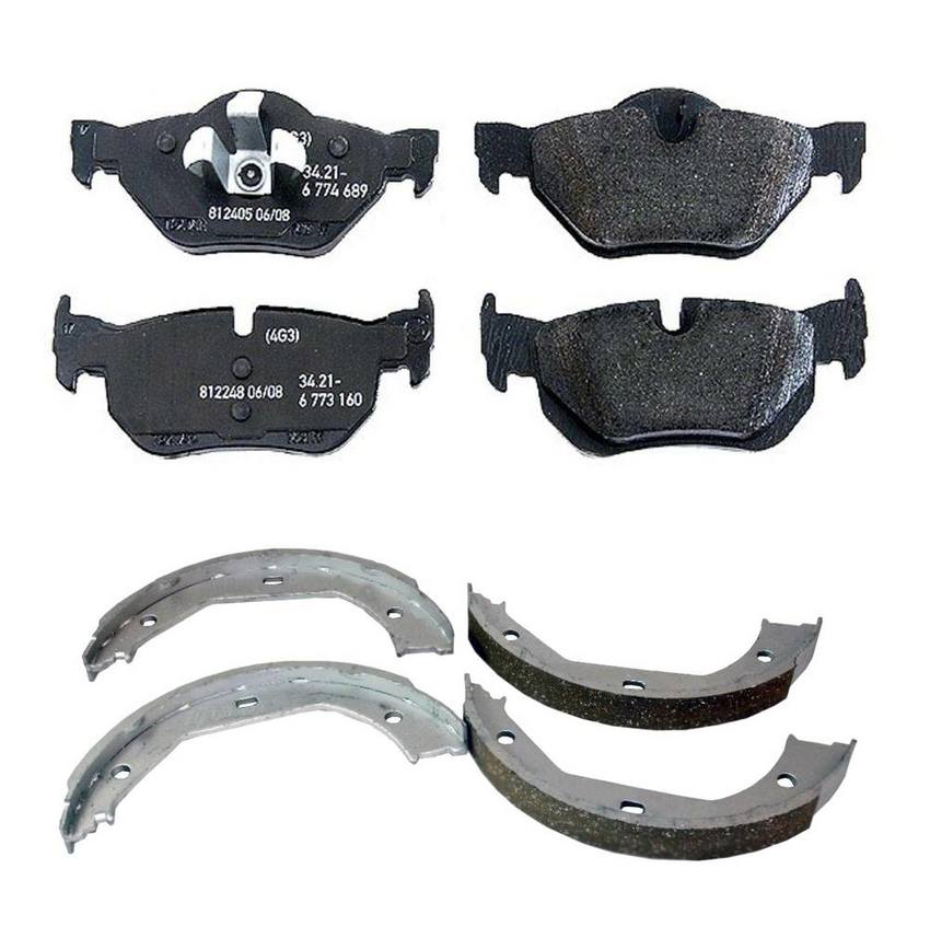 BMW Brakes Disc Kit - Pads Rear